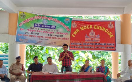 ବିପର୍ଯ୍ୟୟ ପରିଚାଳନା ମକ୍ ଅଭ୍ୟାସ ସଫଳତାର ସହ ଉଦଯାପିତ