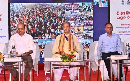 ପିଏମ୍ କିଷାନ ଯୋଜନାର ୨୩ ତମ  କିସ୍ତି ପ୍ରଦାନ:୩୪.୬୪ ଲକ୍ଷରୁ ଉର୍ଦ୍ଧ କୃଷକଙ୍କ ବ୍ୟାଙ୍କ ଖାତାକୁ ଗଲା ୬୯୨. ୮୬ କୋଟି ଟଙ୍କାର ଆର୍ଥିକ ସହାୟତା