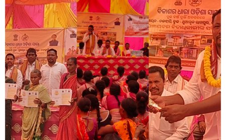 ବିକାଶ ଧାରା ଓଡ଼ିଶା ସାରା ଦୁଇ ବର୍ଷ ପୂର୍ତ୍ତି ଅବସରରେ ତଳଝାପି ପଞ୍ଚାୟତରେ  ହିତାଧିକାରୀ ସମ୍ମିଳନୀ