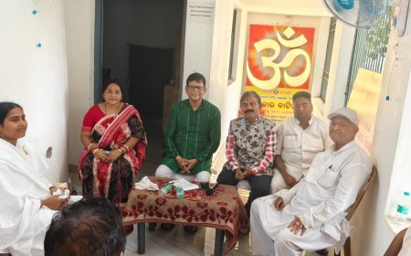 ଶୁଷ୍କ ଉତ୍ସବ କର୍ମ ପୁଞ୍ଜିର ପୁଣ୍ୟ ନୁହେଁ -ଗୋପବନ୍ଧୁ ଭବନ ଓଁକାର ବାଟିକାରେ ସନ୍ଥ ଦିବସ