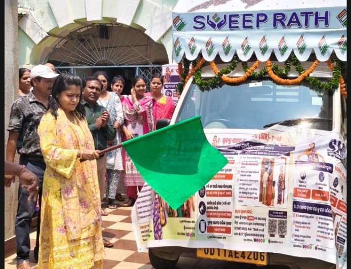 ବାରିପଦାରେ ଏସ୍‌ଆଇଆର୍-୨୦୨୬ ସଚେତନତା ରଥର ଶୁଭାରମ୍ଭ