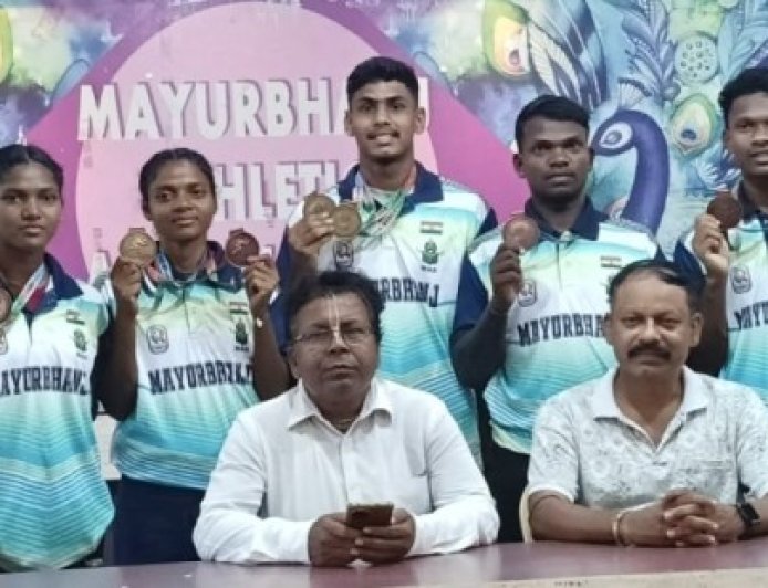 ରାଜ୍ୟସ୍ତରୀୟ ଖେଳକୁଦ ଚମ୍ପିୟାନସିପରେ ମୟୁରଭଞ୍ଜର ସଫଳତା (୪ ସ୍ବର୍ଣ୍ଣ, ୫ରୌପ୍ୟ ଓ ୬ ବ୍ରୋଞ୍ଜ ପଦକ ହାସଲ )