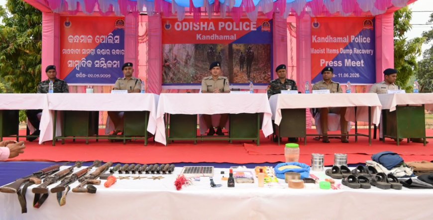 ବାଲିଗୁଡ଼ା ପୋଲିସ ପକ୍ଷରୁ ବିଭିନ୍ନ ସ୍ଥାନରେ ମାଓ ସାମଗ୍ରୀ ସହିତ ବିସ୍ଫୋରକ ଜବତ