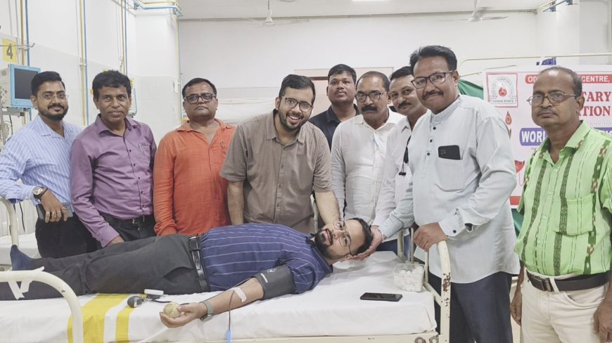ବାରିପଦାରେ "ବିଶ୍ୱ ରକ୍ତଦାତା ଦିବସ-୨୦୨୬' ପାଳିତ