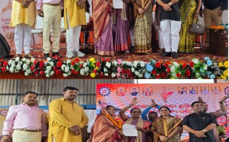 ନେହା ଡାଗାଙ୍କୁ ବିଜେଏମସି ମହିଳା ଶାଖାର ଓଡ଼ିଶା ରାଜ୍ୟ ସଭାପତି ଭଵ୍ୟ କାର୍ଯ୍ୟକ୍ରମରେ ସମ୍ବର୍ଦ୍ଧିତ ହେଲେ