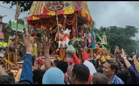 ରାଇକିଆରେ ଅତି ଧୂମଧାରେ ପାଳିତ ହେଲା ପବିତ୍ର ରଥଯାତ୍ରା:ଭକ୍ତମୟ ହେଲା ସାରା ପରିବେଶ