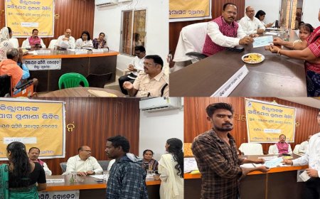 ବୋଡ଼େନ ବ୍ଲକରେ ଜିଲ୍ଲାପାଳଙ୍କ ଅଭିଯୋଗ ଶୁଣାଣି ଶିବିର:୬୫ଟି ଅଭିଯୋଗର ଶୁଣାଣି, ରେଡକ୍ରସ ପାଣ୍ଠିରୁ ଦୁଇ ଜଣଙ୍କୁ ସହାୟତା