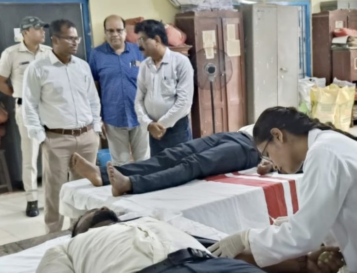 ଜାତୀୟ ସମବାୟ ବିଭାଗର ୫ ବର୍ଷ ପୂର୍ତ୍ତି ଉପଲକ୍ଷେ ରକ୍ତଦାନ ଶିବିର (୩୪ ୟୁନିଟ ରକ୍ତ ସଂଗ୍ରହ)