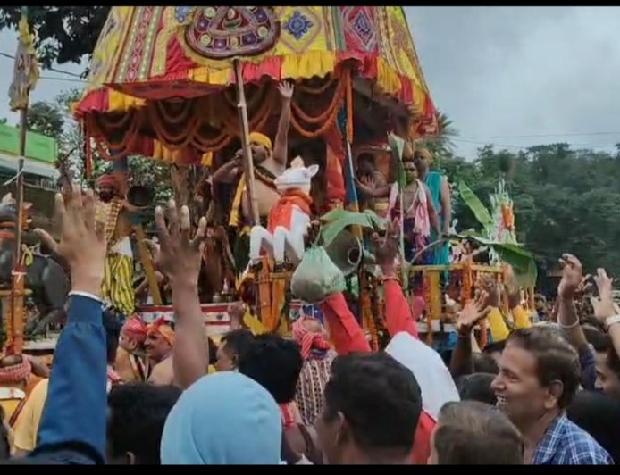 ରାଇକିଆରେ ଅତି ଧୂମଧାରେ ପାଳିତ ହେଲା ପବିତ୍ର ରଥଯାତ୍ରା:ଭକ୍ତମୟ ହେଲା ସାରା ପରିବେଶ