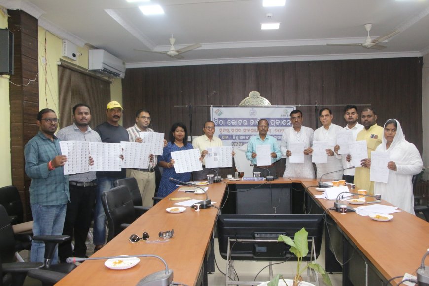 ସ୍ୱତନ୍ତ୍ର ସଘନ ସଂଶୋଧନ(ଏସ୍‌.ଆଇ.ଆର୍‌)-୨୦୨୬: ନୂଆପଡ଼ା ଜିଲ୍ଲାର ଚିଠା ଭୋଟର ତାଲିକା ପ୍ରକାଶିତ:୫ ଜୁଲାଇରୁ ୪ ଅଗଷ୍ଟ ପର୍ଯ୍ୟନ୍ତ ଦାବି ଓ ଆପତ୍ତି ଗ୍ରହଣ