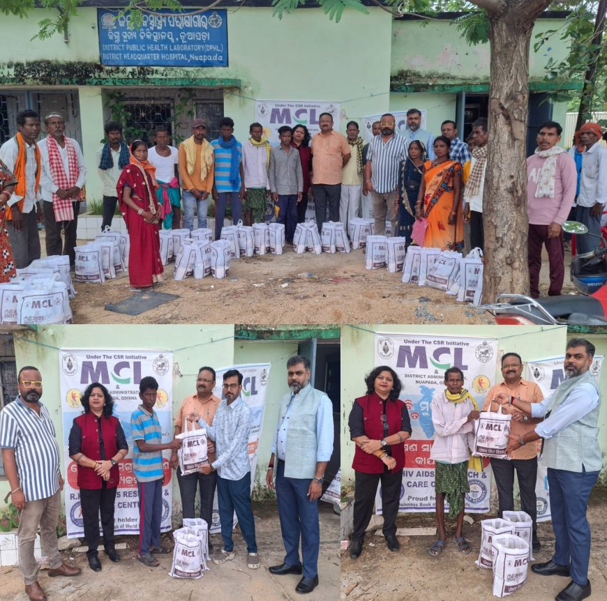 ଡିଏଚଏଚ, ନୂଆପଡାରେ ୨୧୦ ଜଣ କ୍ଷୟରୋଗୀଙ୍କ ମଧ୍ୟରୁ ୬୦ ଜଣଙ୍କୁ ପୋଷଣ କିଟ ବଣ୍ଟନ