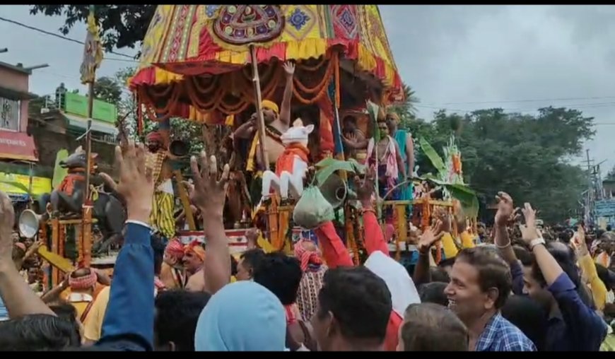 ରାଇକିଆରେ ଅତି ଧୂମଧାରେ ପାଳିତ ହେଲା ପବିତ୍ର ରଥଯାତ୍ରା:ଭକ୍ତମୟ ହେଲା ସାରା ପରିବେଶ