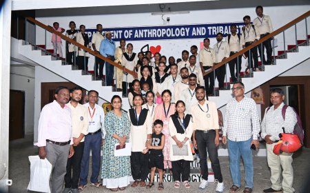 Visit of students and faculty of Department of Kudmali at Dr. Shyama Prasad Mukherjee University (DSPMU), Ranchi to MSCB University, Baripada