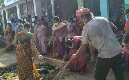 ନରେନ୍ଦ୍ର ପୁର ଗ୍ରାମ ରେ  ସ୍ୱଚ୍ଛ ଗଞ୍ଜାମ  ସଫେଇ କାର୍ଯ୍ୟ କ୍ରମ