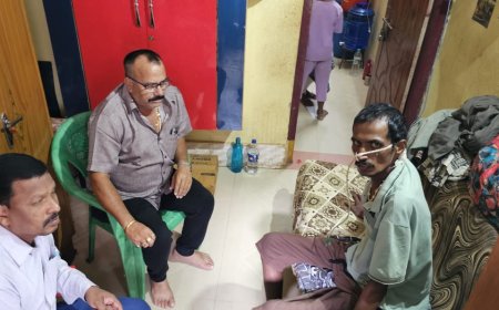 ଅସୁସ୍ଥ ଦଳୀୟ କର୍ମୀଙ୍କୁ ଭେଟିଲେ ବାଲିଗୁଡ଼ା ବିଧାୟକ