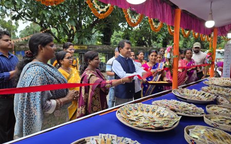 ବାରିପଦାରେ ଓରମାସ୍ ରାଖି ଷ୍ଟଲ୍ ଉଦ୍‌ଘାଟିତ:ମୟୂରଭଞ୍ଜର ହସ୍ତନିର୍ମିତ ଓ ପରିବେଶ ଅନୁକୂଳ ରାଖିକୁ ମିଳୁଛି ବ୍ୟାପକ ବଜାର ସୁଯୋଗ:-ମହିଳା କାରିଗରଙ୍କ ଆୟ ଓ ଆତ୍ମନିର୍ଭରତା ବୃଦ୍ଧି ଉପରେ ଗୁରୁତ୍ୱ