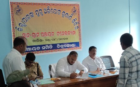 ଚିତ୍ରକୋଣ୍ଡାରେ ମିଳିତ ଅଭିଯୋଗ ଶୁଣାଣି ଶିବିର: ପ୍ରଶାସନ ନିକଟରେ ପହଞ୍ଚିଲା ୬୨ଟି ଗୁହାରି, ତ୍ୱରିତ ସମାଧାନ ପାଇଁ ଜିଲ୍ଲାପାଳଙ୍କ ନିର୍ଦ୍ଦେଶ