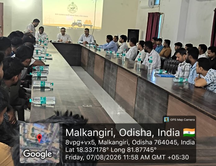 ମାଲକାନଗିରିରେ ଖରିଫ ଚାଷୀ ପଞ୍ଜୀକରଣ ପ୍ରଶିକ୍ଷଣ ଶିବିର ସଫଳତା ସହ ସମ୍ପନ୍ନ