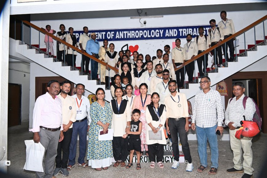 Visit of students and faculty of Department of Kudmali at Dr. Shyama Prasad Mukherjee University (DSPMU), Ranchi to MSCB University, Baripada