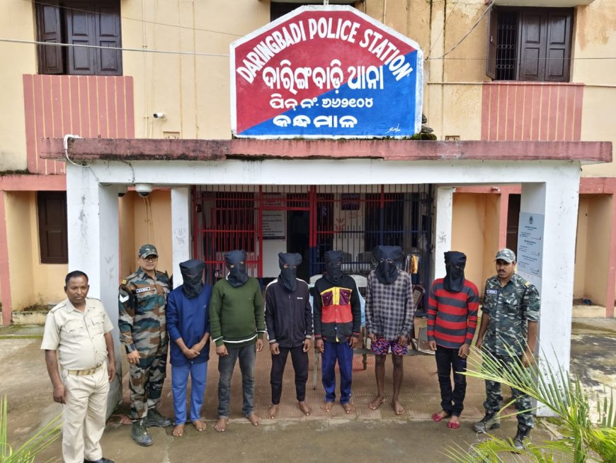 ପୁଣି ବନ୍ଧା ହେଲେ ପିଉସାର ହତ୍ୟା କାରି ପର୍ଦ୍ଦାଫାସ, ମୋଟ ୮ ଗିରଫ