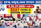 ତୃତୀୟ ରାଷ୍ଟ୍ରୀୟ ଲୋକ ଅଦାଲତ-2026 ରେ 3,25,37,000/- ଟଙ୍କା ଓ  5227 ମାମଲା ର ଆପୋଷ ସମାଧାନ