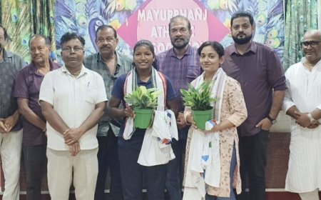 ମୟୁରଭଞ୍ଜ ଏଥଲେଟିକ ଏସୋସିଏସନ ଦ୍ୱାରା ଦୁଇ ପ୍ରତିଭା ସମ୍ବର୍ଦ୍ଧିତ