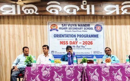 ସାଇ ବିଦ୍ୟାମନ୍ଦିରରେ ଏନ ଏସଏସ ପ୍ରତିଷ୍ଠା ଦିବସ ପାଳିତ