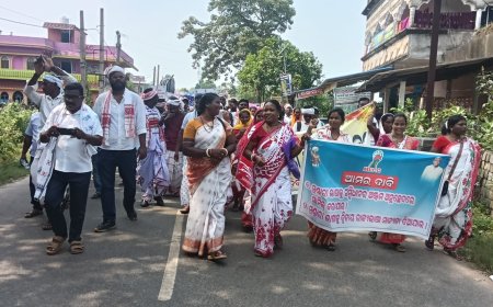 ମୁଣ୍ଡାରୀ ଭାଷାର ସାମ୍ବିଧାନିକ ସ୍ୱୀକୃତି ନିମନ୍ତେ ବଡ଼ସାହି ବ୍ଲକ ସ୍ତରୀୟ ବିଶାଳ ଜନସମାବେଶ"ବଡ଼ସାହି,