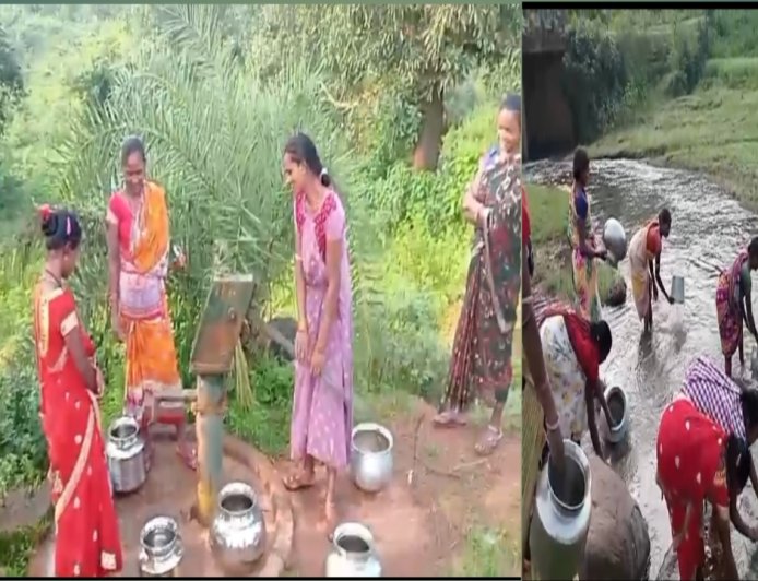 ଏକ ମାତ୍ର ଥିଲା ନଳ କୂପ ଏବେ ନଦୀ ପାଣି ହେଲା ସାହାରା