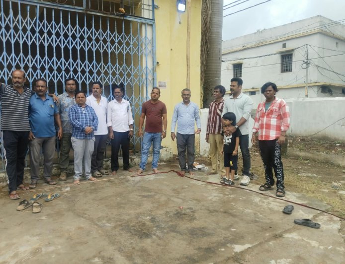ଭଞ୍ଜମଣ୍ଡପ ଦୁର୍ଗାପୂଜା ପାଇଁ ଶୁଭ ଖୁଣ୍ଟି ସ୍ଥାପନ