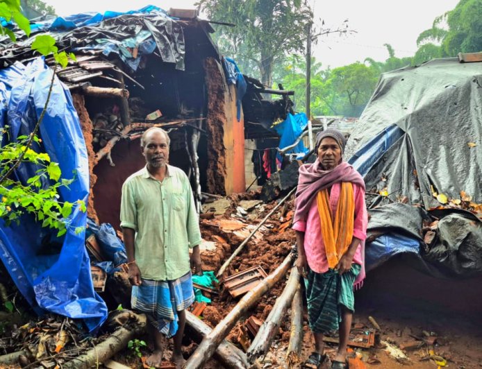 ଗଭୀର ଅବପାତ ପ୍ରଭାବରେ ନନ୍ଦପୁରରେ ୯ ଘର କ୍ଷତିଗ୍ରସ୍ତ ରାଇସିଂ ପଞ୍ଚାୟତରେ ସର୍ବାଧିକ ୨ ଘର କ୍ଷତି