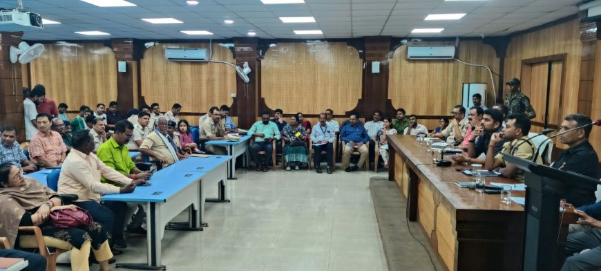 ଦୁର୍ଗାପୂଜା ପାଇଁ ଜିଲ୍ଲାସ୍ତରୀୟ ଶାନ୍ତି କମିଟି ବୈଠକ; ଜିଲ୍ଲାରେ ଡିଜେ ଓ ଲେଜର ଲାଇଟ୍ ଉପରେ ସମ୍ପୂର୍ଣ ବ୍ୟାନ:ଡ୍ରୋନ୍ ଏବଂ ସିସିଟିଭି ନଜରରେ ରହିବ ପୂଜା ମଣ୍ଡପ
