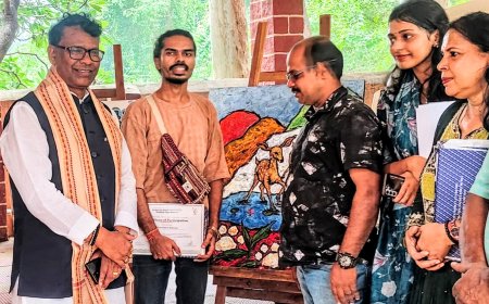 ଚିତ୍ରକଳା ଶିବିରରେ ଶିମିଳିପାଳର ରଙ୍ଗ