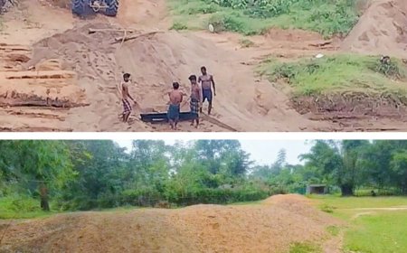 ପ୍ରଶାସନ ର ନାକତଳେ କୃଷକ ସବସିଡି ରେ ଟ୍ରାକ୍ଟର ଆଣି ବେଆଇନ ବାଲି ପରିବହନ