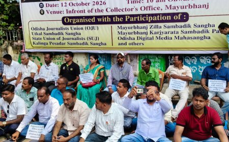 Four-Point Charter of Demands Seeks Journalists’ Safety and Facilities in Mayurbhanj