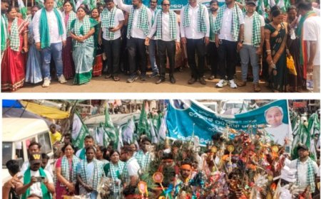 ଠାକୁରମୁଣ୍ଡା ଠାରେ ବିଜେଡି ର ବିଶାଳ ଜନସଂପର୍କ ପଦଯାତ୍ରା