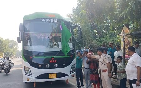 ନକ୍ସଲବାଦର ଅନ୍ତ’ ଓ ଏକତାର ବାର୍ତ୍ତା ନେଇ ଏକତା ନଗର ଅଭିମୁଖେ ମୟୂରଭଞ୍ଜରୁ ୫୧ ଜଣିଆ ପ୍ରତିନିଧି ଦଳଙ୍କ ଯାତ୍ରା