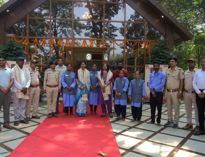 Shymilipal Tiger Project Café Inaugurated at Pithabata Entrance Gate