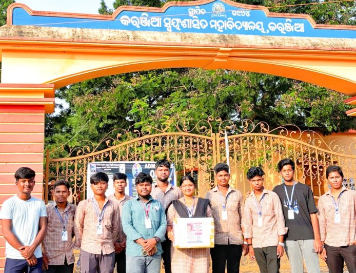 Karanjia College Students Set an Example of Humanity