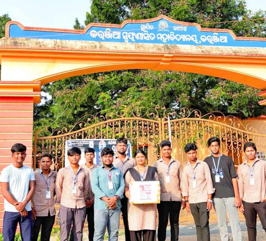 Karanjia College Students Set an Example of Humanity
