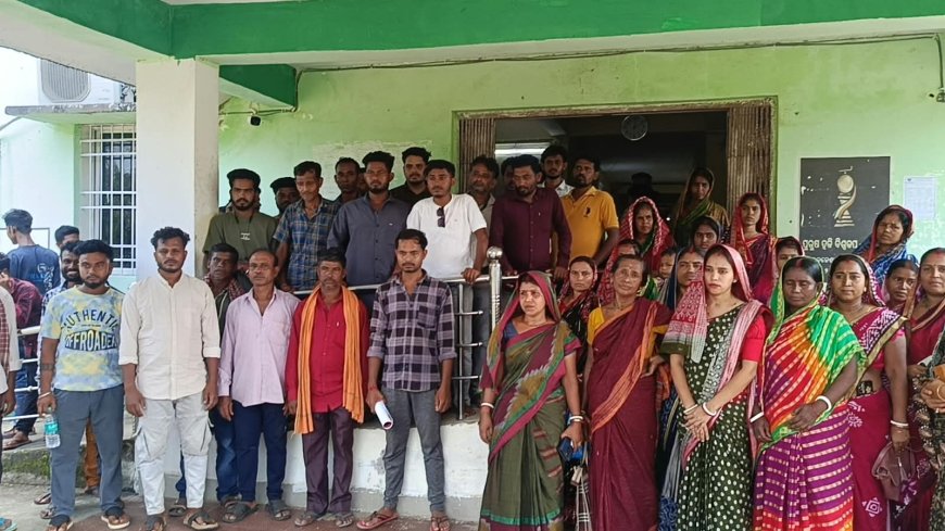 ଏମଭି-୬୨ରେ ଡ୍ରେନ୍ ନିର୍ମାଣ ସ୍ଥାନ ପରିବର୍ତ୍ତନକୁ ଗ୍ରାମବାସୀଙ୍କ ବିରୋଧ