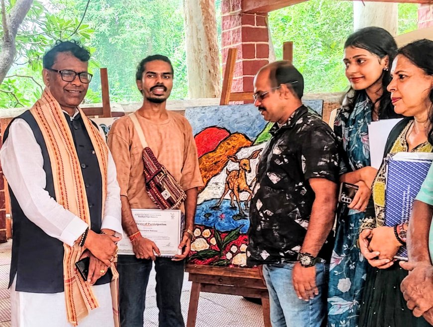 ଚିତ୍ରକଳା ଶିବିରରେ ଶିମିଳିପାଳର ରଙ୍ଗ